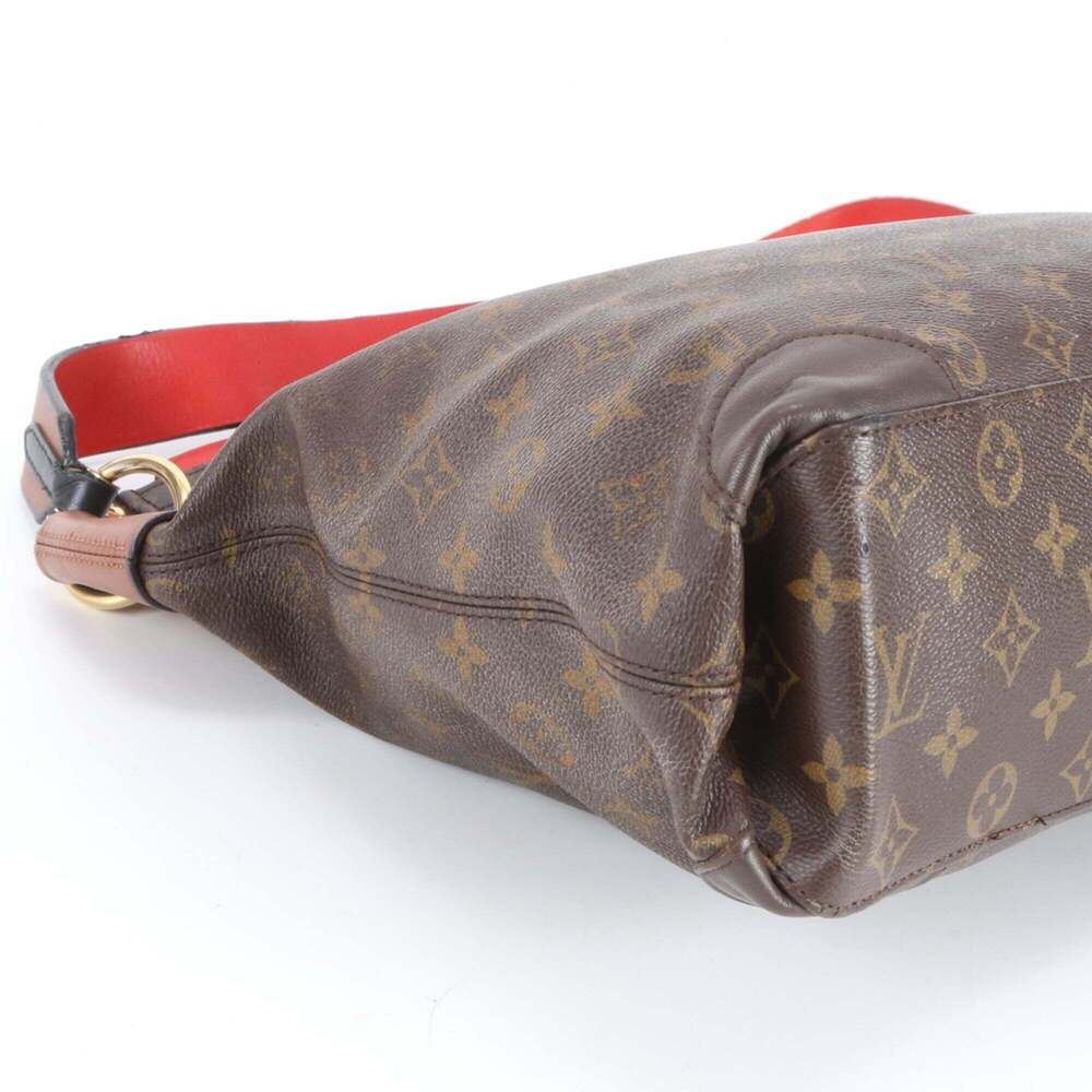 LOUIS VUITTON Brown Monogram Leather Shoulder Bag - Picture 7 of 12